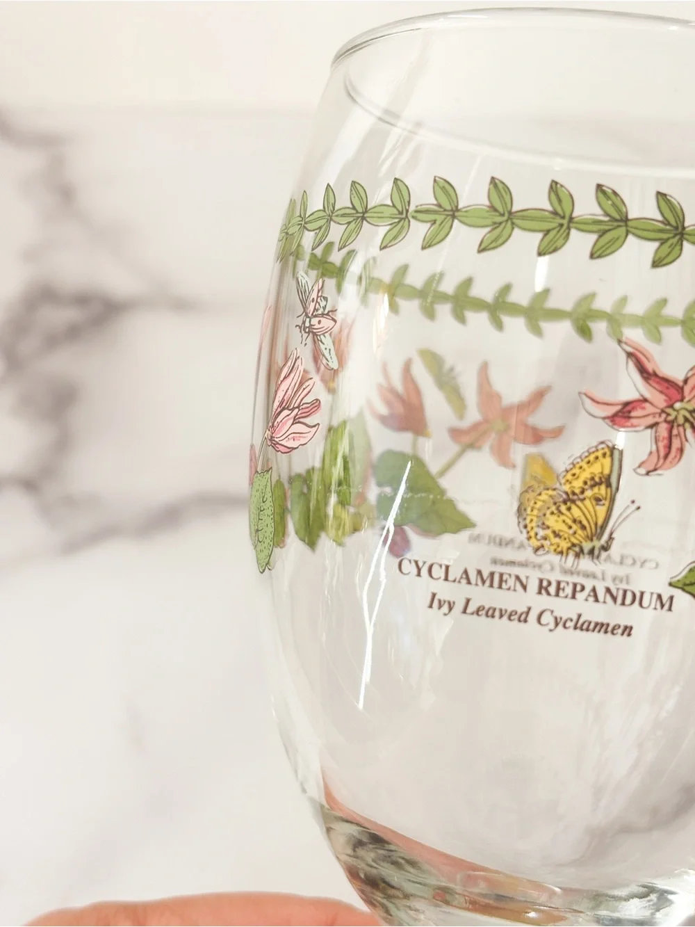 Portmeirion wine glass